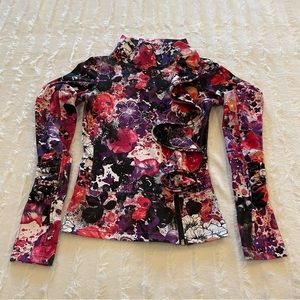 Karma Athletics sz XS San Suu floral print jacket